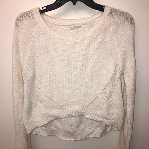 Moth Cropped Knit Sweater